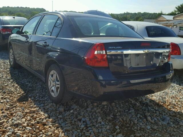 1G1ZS58FX7F301091 - 2007 CHEVROLET MALIBU LS BLUE photo 3