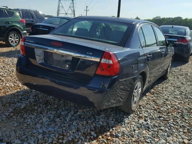 1G1ZS58FX7F301091 - 2007 CHEVROLET MALIBU LS BLUE photo 4