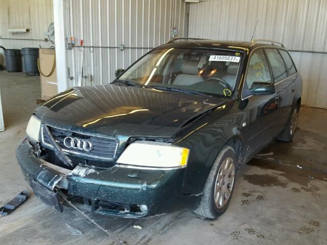 WAULH24B8YN033899 - 2000 AUDI A6 GREEN photo 2