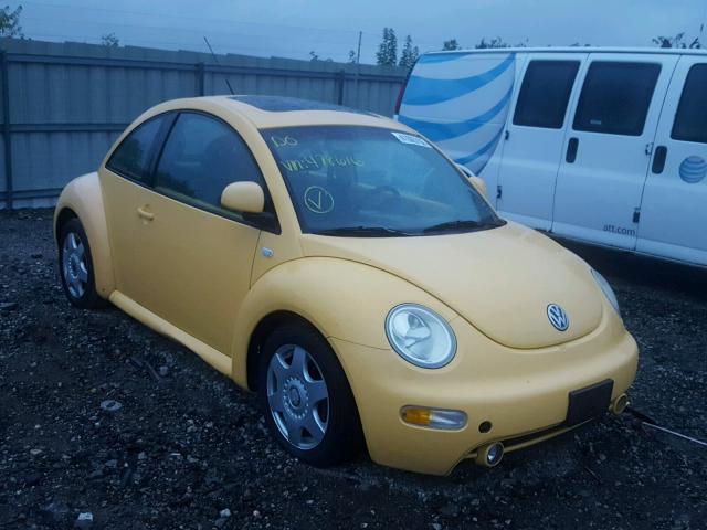 3VWCD21CXYM478616 - 2000 VOLKSWAGEN NEW BEETLE ყვითელი ფოტო 1