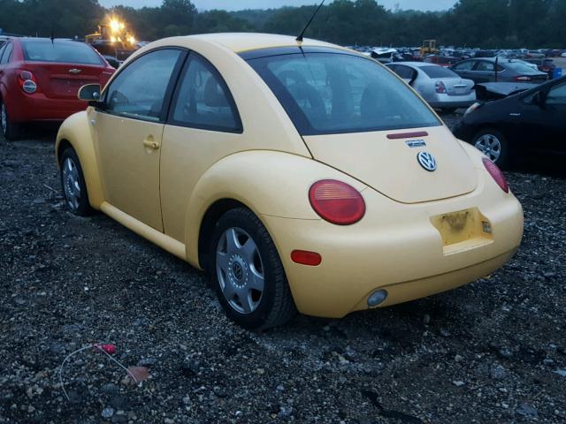 3VWCD21CXYM478616 - 2000 VOLKSWAGEN NEW BEETLE ყვითელი ფოტო 3
