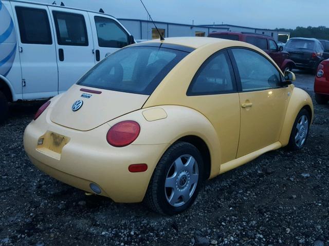 3VWCD21CXYM478616 - 2000 VOLKSWAGEN NEW BEETLE ყვითელი ფოტო 4