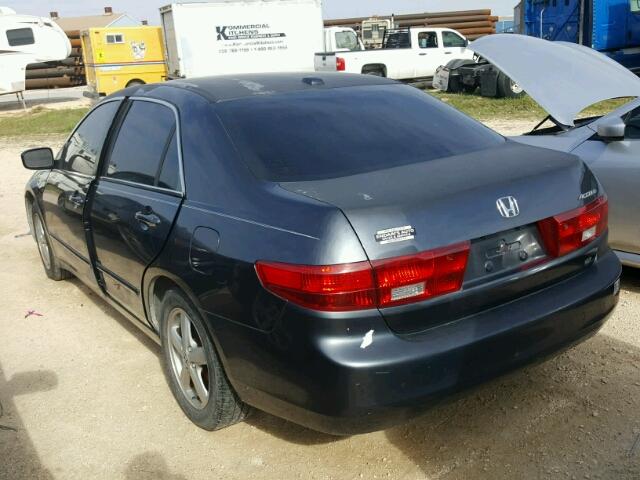 1HGCM56895A016390 - 2005 HONDA ACCORD EX BLUE photo 3