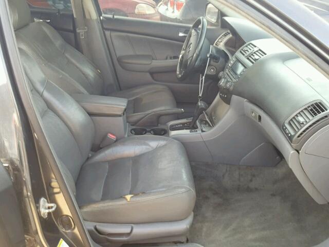 1HGCM56895A016390 - 2005 HONDA ACCORD EX BLUE photo 5