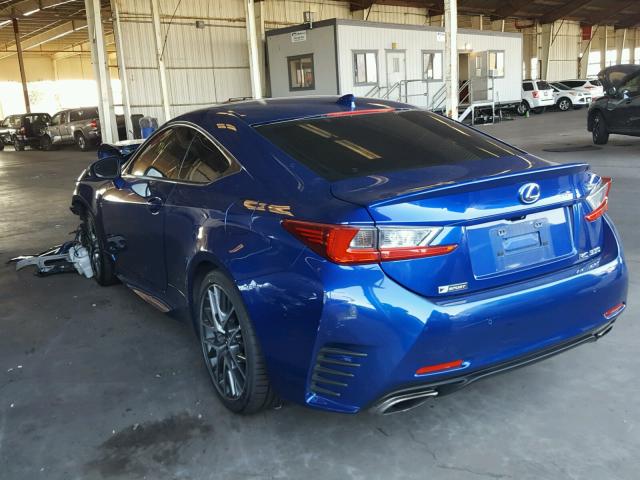 JTHHE5BC8F5002873 - 2015 LEXUS RC 350 BLUE photo 3