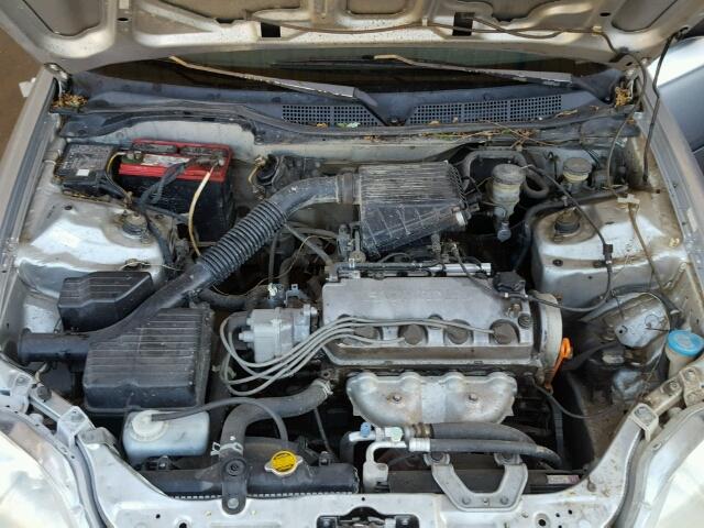 1HGEJ6120VL138232 - 1997 HONDA CIVIC DX SILVER photo 7