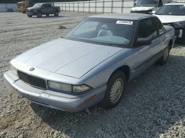 2G4WB12M0S1434707 - 1995 BUICK REGAL CUST BLUE photo 2