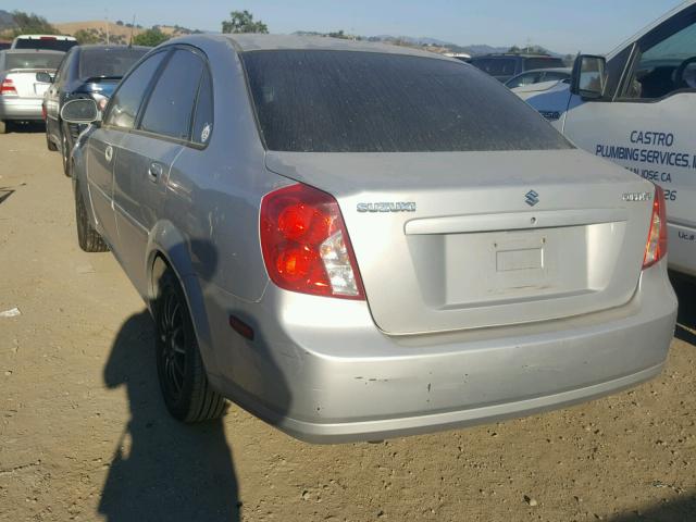 KL5JJ52Z14K050643 - 2004 SUZUKI FORENZA LX SILVER photo 3