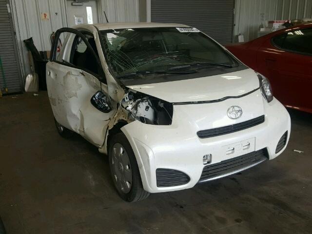 JTNJJXB08CJ012172 - 2012 TOYOTA SCION IQ WHITE photo 1