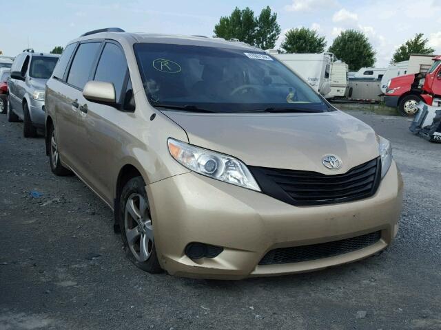 5TDZK3DC2DS322181 - 2013 TOYOTA SIENNA BAS GOLD photo 1