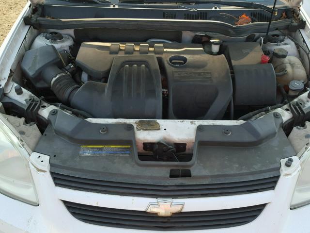 1G1AL55F977223833 - 2007 CHEVROLET COBALT LT WHITE photo 7