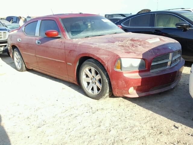 2B3KA53H58H308701 - 2008 DODGE CHARGER R/ BURGUNDY photo 1