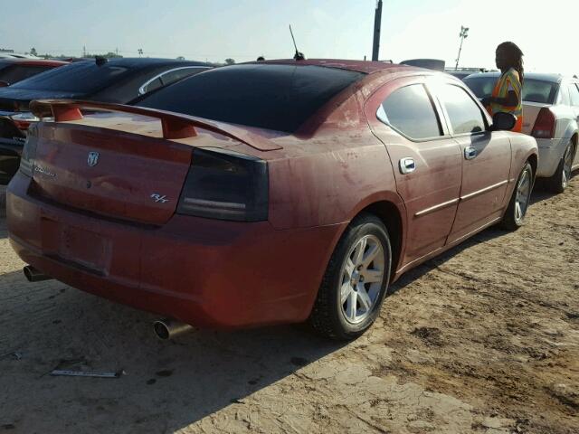 2B3KA53H58H308701 - 2008 DODGE CHARGER R/ BURGUNDY photo 4