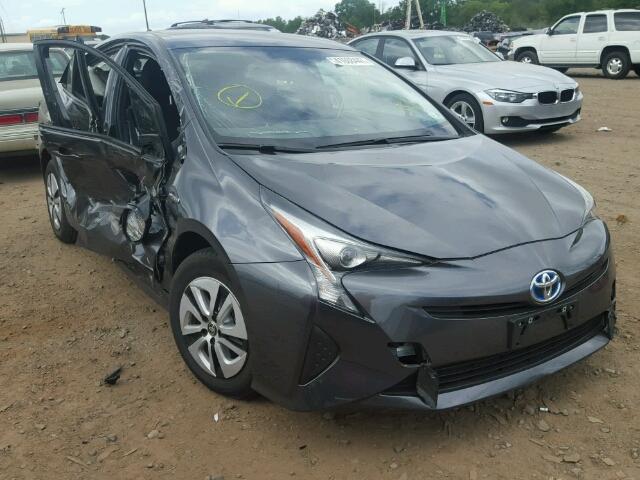 JTDKARFU6G3008486 - 2016 TOYOTA PRIUS GRAY photo 1