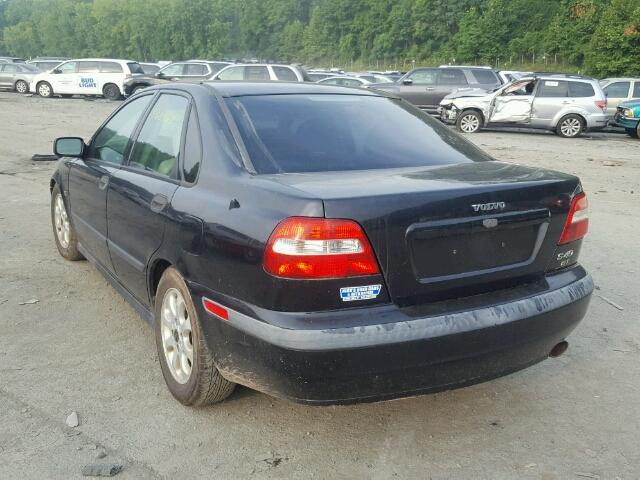 YV1VS29502F849064 - 2002 VOLVO S40 1.9T BLACK photo 3