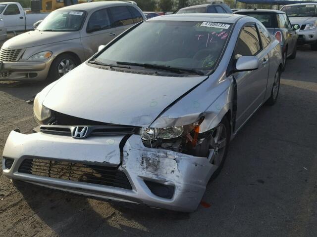 2HGFG12896H557266 - 2006 HONDA CIVIC EX SILVER photo 2