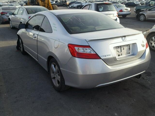 2HGFG12896H557266 - 2006 HONDA CIVIC EX SILVER photo 3