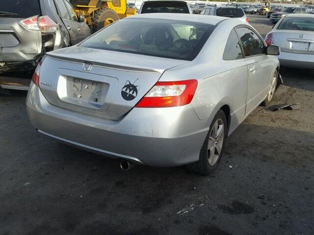 2HGFG12896H557266 - 2006 HONDA CIVIC EX SILVER photo 4