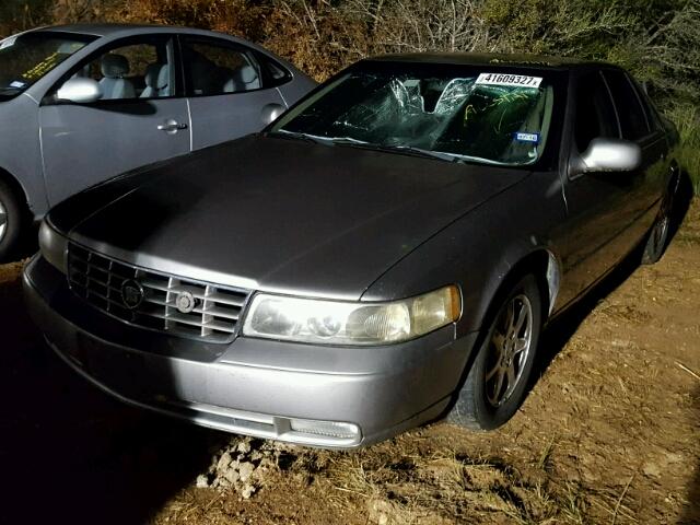 1G6KY5497XU921354 - 1999 CADILLAC SEVILLE GRAY photo 2