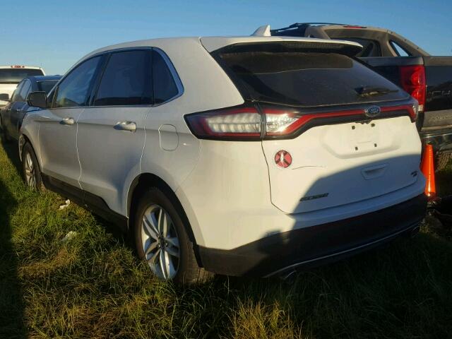 2FMTK4J82FBB06536 - 2015 FORD EDGE Білий фото 3