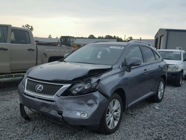 JTJBC1BA9C2046010 - 2012 LEXUS RX 450 GRAY photo 2