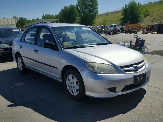 2HGES16374H597187 - 2004 HONDA CIVIC DX V SILVER photo 1