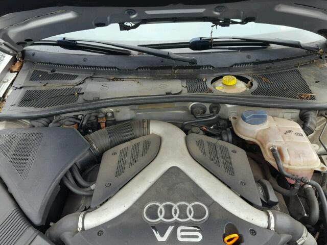 WAURD68D01A046491 - 2001 AUDI S4 2.7 QUA SILVER photo 7