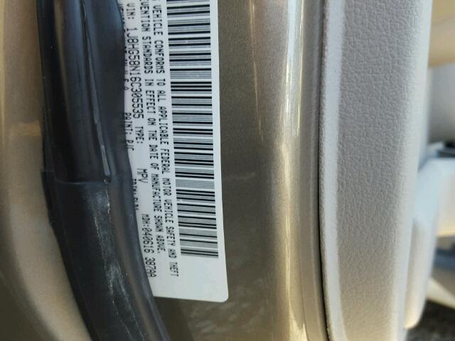 1J8HG58N16C305535 - 2006 JEEP COMMANDER GOLD photo 10