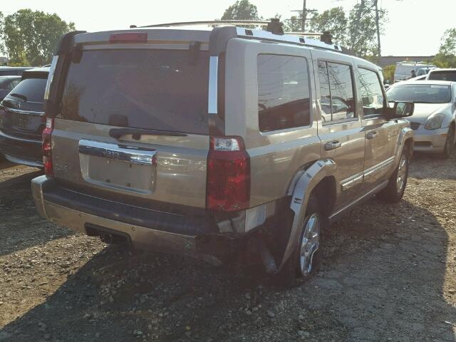 1J8HG58N16C305535 - 2006 JEEP COMMANDER GOLD photo 4