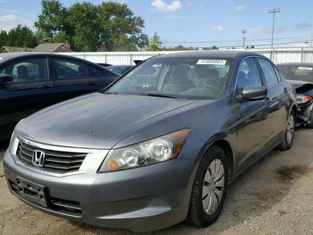 1HGCP26319A170771 - 2009 HONDA ACCORD LX GRAY photo 2