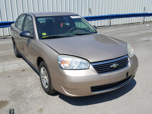 1G1ZS51F76F277180 - 2006 CHEVROLET MALIBU LS თაფლისფერი ფოტო 1