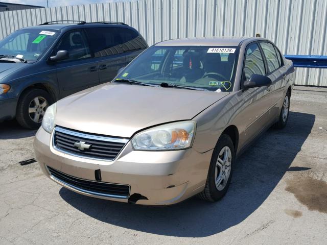 1G1ZS51F76F277180 - 2006 CHEVROLET MALIBU LS თაფლისფერი ფოტო 2