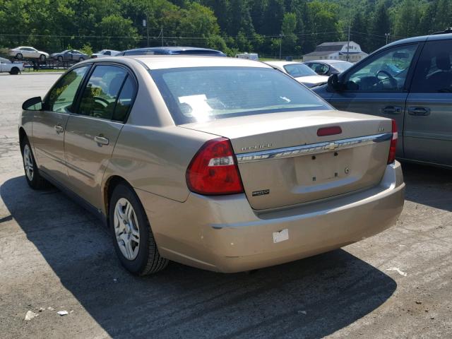 1G1ZS51F76F277180 - 2006 CHEVROLET MALIBU LS თაფლისფერი ფოტო 3