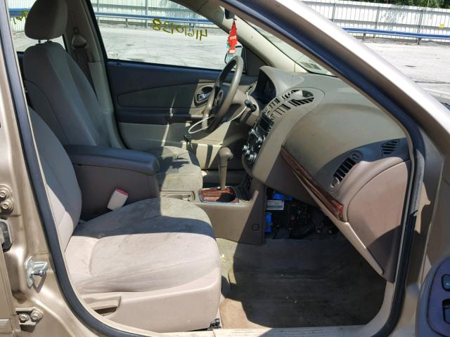 1G1ZS51F76F277180 - 2006 CHEVROLET MALIBU LS თაფლისფერი ფოტო 5