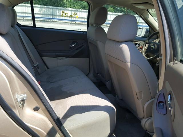 1G1ZS51F76F277180 - 2006 CHEVROLET MALIBU LS თაფლისფერი ფოტო 6