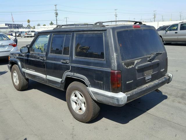 1J4FT48S8YL106022 - 2000 JEEP CHEROKEE BLACK photo 3