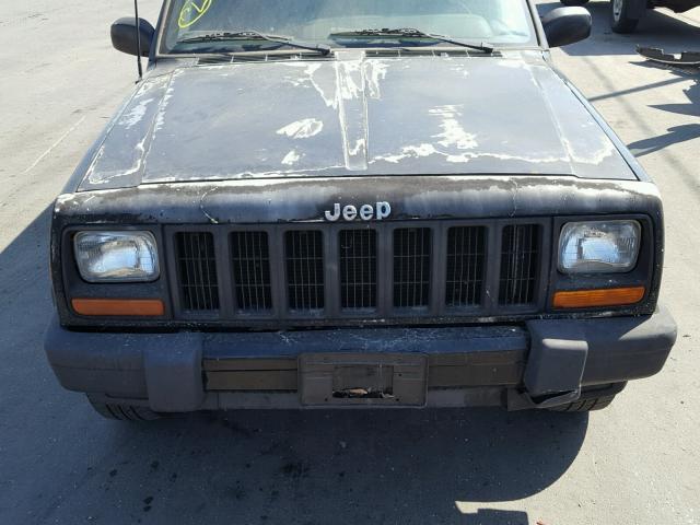 1J4FT48S8YL106022 - 2000 JEEP CHEROKEE BLACK photo 9