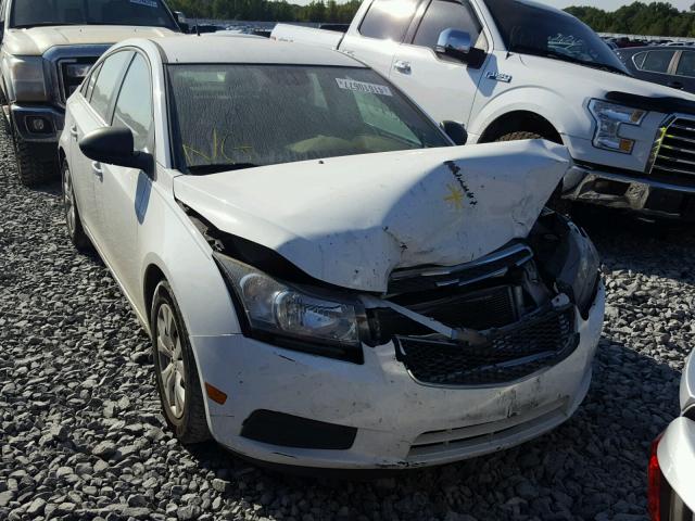 1G1PC5SH7C7356536 - 2012 CHEVROLET CRUZE LS WHITE photo 1