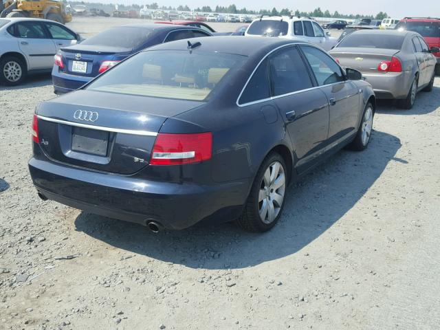 WAUAH74F86N162021 - 2006 AUDI A6 3.2 GRAY photo 4