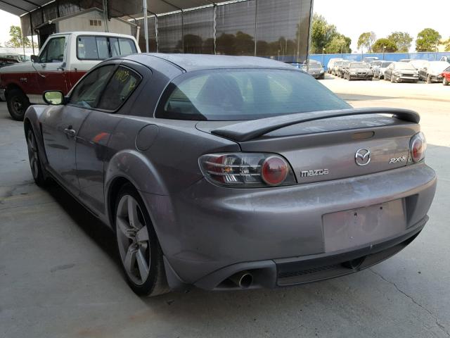 JM1FE173850144596 - 2005 MAZDA RX8 CHARCOAL photo 3