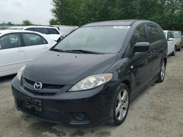 JM1CR29L960119167 - 2006 MAZDA 5 BLACK photo 2