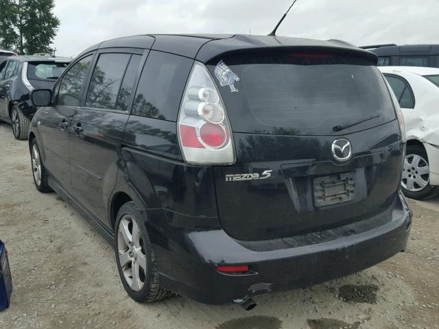 JM1CR29L960119167 - 2006 MAZDA 5 BLACK photo 3