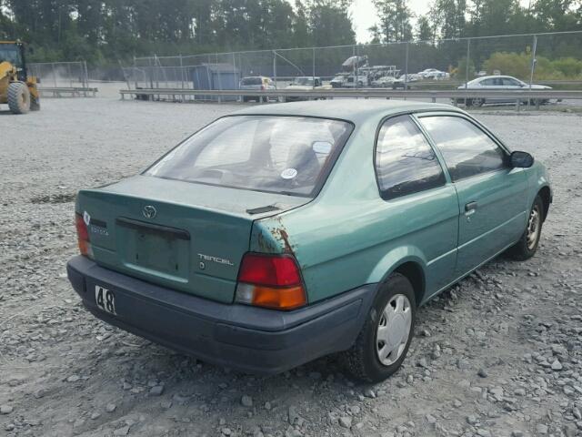 JT2AC52L5T0192223 - 1996 TOYOTA TERCEL STD GREEN photo 4