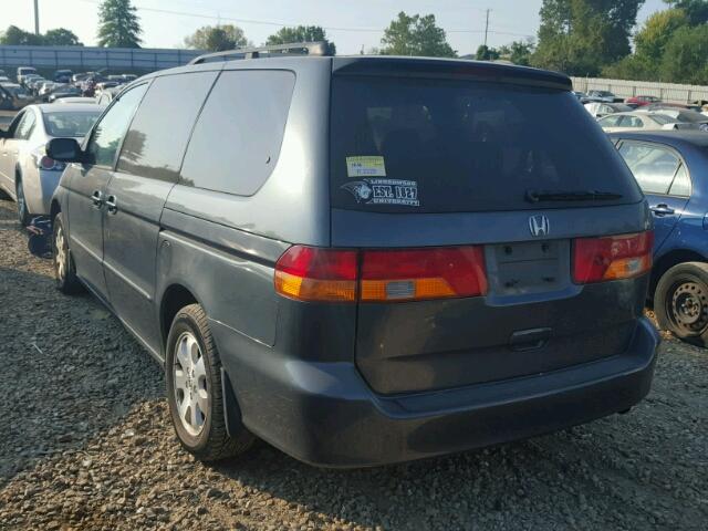 5FNRL180X3B031688 - 2003 HONDA ODYSSEY EX GRAY photo 3