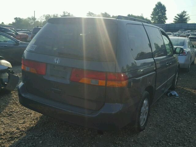 5FNRL180X3B031688 - 2003 HONDA ODYSSEY EX GRAY photo 4