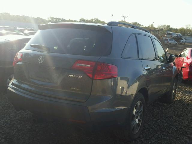 2HNYD28497H525875 - 2007 ACURA MDX TECHNO GRAY photo 4