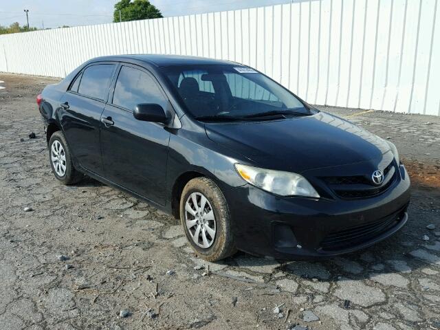 2T1BU4EEXBC593870 - 2011 TOYOTA COROLLA BA BLACK photo 1