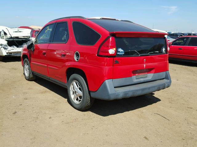 3G7DA03E75S542846 - 2005 PONTIAC AZTEK RED photo 3