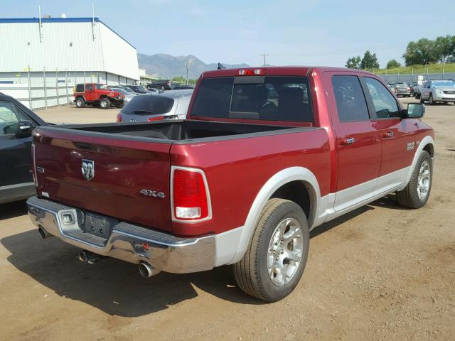 1C6RR7NT4ES273423 - 2014 RAM 1500 LARAM RED photo 4