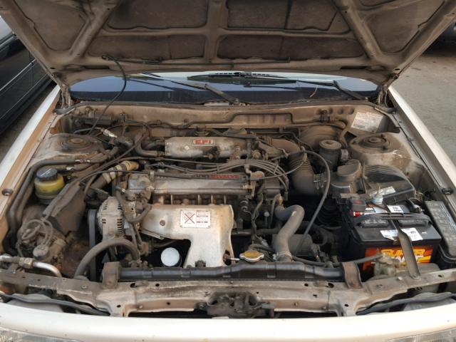 4T1SV21E5MU444470 - 1991 TOYOTA CAMRY DLX TAN photo 7